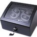 Cutie intors ceasuri automatice iUni, Watch Winder 4 + 6 spatii depozitare Carbon